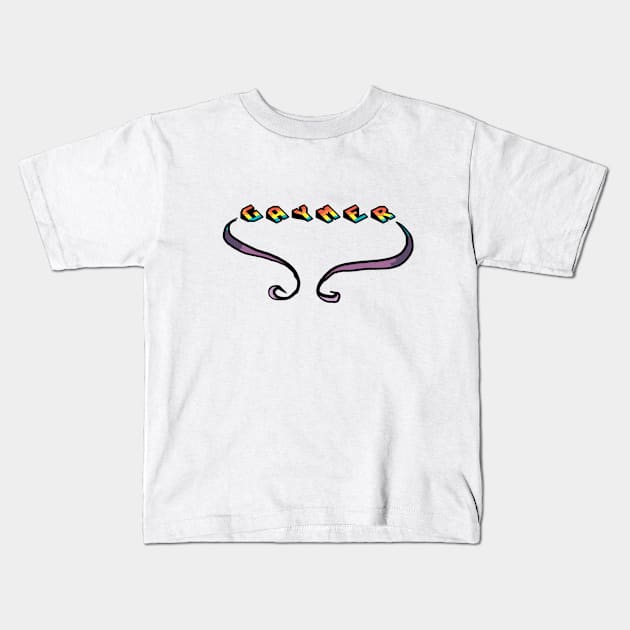 Gaymer Kids T-Shirt by Make_them_rawr